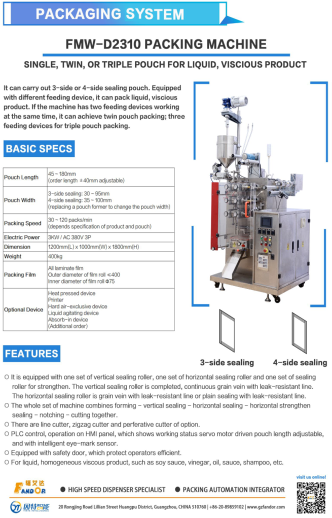 FMW-D2310 Packing Machine